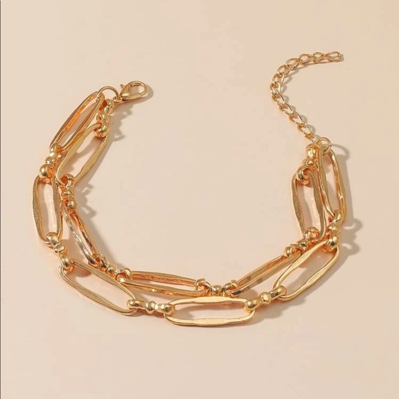 Layered Chain Bracelet - Picture 2 of 4